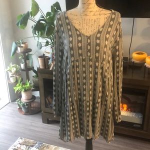 Mini Long-Sleeve Dress